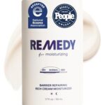 Remedy for Rich Moisture Barrier Repair Cream – Rich Face Moisturizer for Normal to Dry Skin | Quadruple Ceramide Complex, Peptides, Squalane & Glycerin | Dermatologist Dr. Shah (1.7 fl oz)