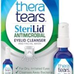 TheraTears SteriLid Antimicrobial Eyelid Cleanser & Face Wash – Gentle Eye Care for Irritated Eyelids, Removes Debris & Bacteria (2 Fl Oz)
