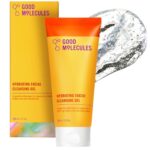 Good Molecules Hydrating Facial Cleansing Gel – Face Wash with Rosewater & Pineapple Extracts for Brightening & Moisturizing Skin