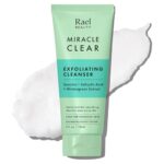 Rael Miracle Clear Facial Cleanser – Gentle Deep Pore Face Wash & Makeup Remover for Oily & Combination Skin | Korean Exfoliating Skincare (5.1 fl. oz)