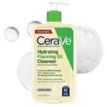 CeraVe Hydrating Foaming Oil Cleanser for Face & Body – Moisturizing Oil Cleanser with Squalane, Hyaluronic Acid & Ceramides | For Dry to Very Dry Skin, Fragrance-Free (19 fl oz)